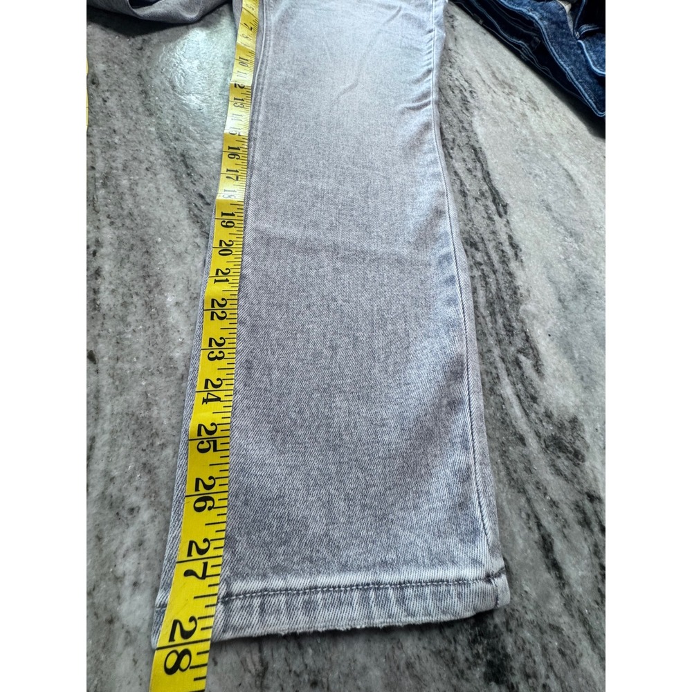 Bridge by Gly Jeans Womens 16W High Rise Skinny Denim Gray Quiet Luxury New - Picture 5 of 12